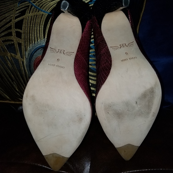 Rachel Roy Snakeskin Pointed Heels ☆ Size 6 - Picture 9 of 9